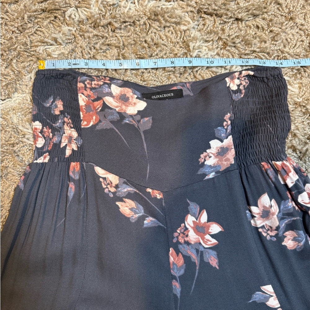 Olivaceous Wide Leg Floral Palazzo Pants size Large - Picture 8 of 12